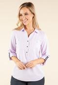Relaxed Oxford Shirt - Lilac / 16 image