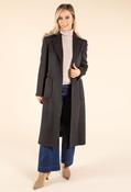Longline Belted Trench Coat - Black / 12 image