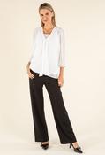Pussy Bow Chiffon Blouse - White / 10 image