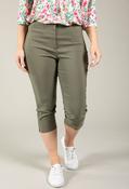 Angelika Slim Fit Capri Trousers - Safari / 36 image