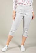 Angelika Slim Fit Capri Trousers - Silver Grey / 36 image