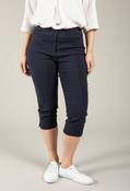 Angelika Slim Fit Capri Trousers - Navy / 46 image