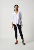 High-waisted Ankle-length Trousers - Black / 10