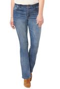 "Ab"solution® High Rise Artisanal Denim Itty Bitty Boot Jean - Blue / 10 image