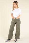 Ruby Dahlia Wide Leg Jeans - Khaki / 12 image