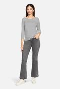 Basic Striped Top - Cream/Dark Blue / 46 image