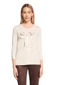 Basic 3/4 Sleeve Top - Silky Beige / 38 image