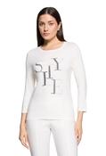 Basic 3/4 Sleeve Top - Off White / 46 image