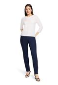 Textured 3/4 Sleeve Top - Off White / 42 image