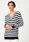 Striped Knit Jumper - Ink Blue / 42 image