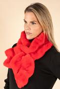 Faux Fur Snood - Red / F/S image