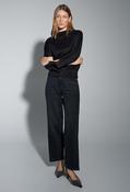 Glantina Loose sweatshirt with gloss effect - Black / 44 image