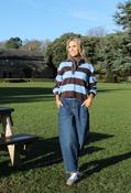 Glocki Rugby Stripe Jumper - Water Blue / 44 image