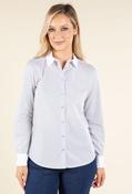 Solia Striped Shirt - Grey/White / 18 image