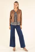 Faux Suede Jacket - Caramel / 16 image