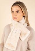 Faux Fur Scarf - Cream / F/S image