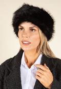 Faux Fur Head Band - Black / F/S image