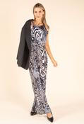 Animal Print Jumpsuit - Black Mix / 12 image