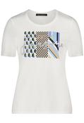 Short Sleeve Top With Multi Print Front image