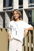 Metallic Detail Knit Top - Offwhite / 36 image