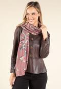 Floral Design Scarf - Rose / F/S