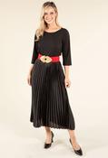 Heart Buckle Belt - Red / F/S