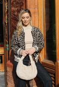 Faux Fur Shoulder Bag - Beige / F/S image