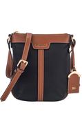 Angele Cross Body Bag - Black/Tan / F/S