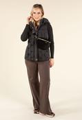 Geometric Design Quilted Gilet - Black / 20 image