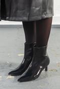 Kitten Heeled Ankle Boot - Black / 40 image
