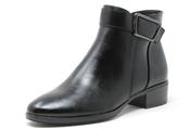 Wide Buckle Ankle Boot - Black / 39 image