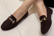 Soft Faux Suede Loafer - Brown / 37 image