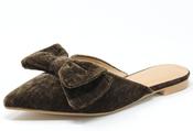Bow Slip on Mule - Brown / 37 image