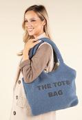The Teddy Tote Bag - Blue / F/S