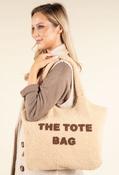 The Teddy Tote Bag - Beige / F/S