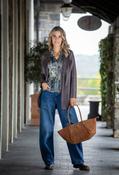 Winged Tote Bag - Camel / F/S