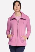 GO SNUGGLE Tunic Full Zip Jacket - Rose Pink / M image