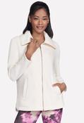 GO SNUGGLE Tunic Full Zip Jacket - Off White / L image