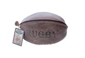 Rugby Ball Wash Bag - Brown / F/S