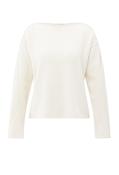 Boat Neck Sweater - Off White / M image