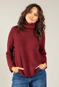 Darcy Roll Knit Jumper - Merlot / F/S image