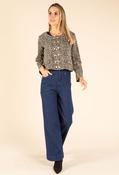 Cropped Leopard Denim Jacket - Leopard / 2XL image