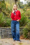 Louisa Barrel Leg Jeans - Blue / 8 image
