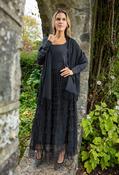 Dotted Layered Look Tulle Skirt - Black / F/S image