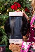 Luxury Earmuff &amp; Glove Set - Black / F/S image