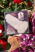 Wool Glove and Scarf Gift Set - Beige / F/S