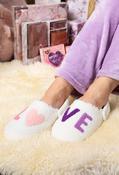 Sling Back Slippers - Cream / 6-7