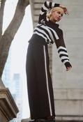 Stripe Detail Trousers - Black / 46