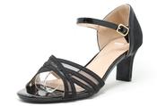 Shimmer Ribbon Heel - Black / 40 image