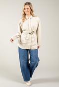 Faux Suede Belted Jacket - Beige / 8 image